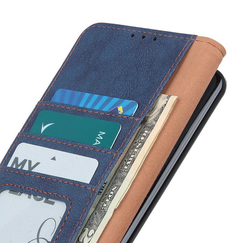 Housse Samsung Galaxy M21 Simili Cuir Fendu Rétro KHAZNEH