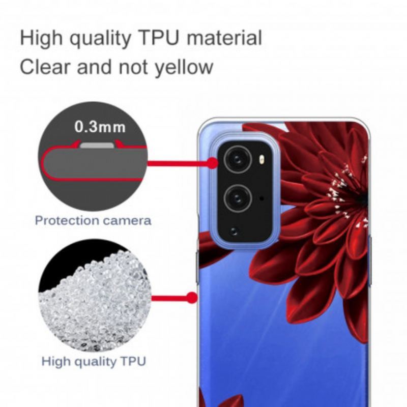 Coque OnePlus 9 Fleurs Sauvages
