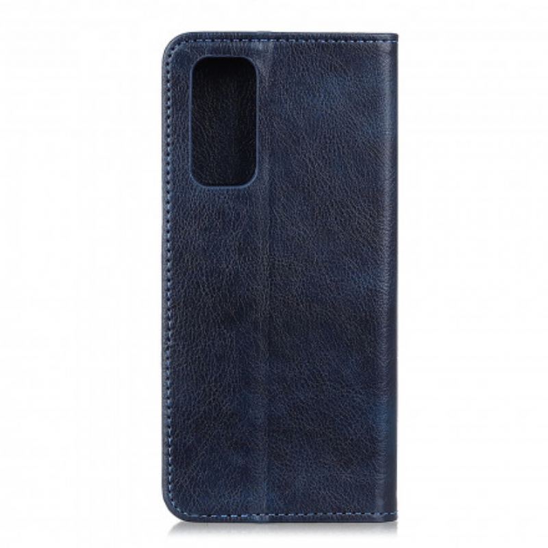 Flip Cover OnePlus 9 Cuir Fendu Litchi