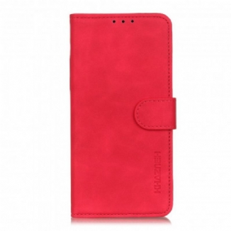 Housse OnePlus 9 Effet Cuir Vintage KHAZNEH