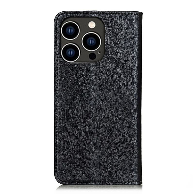 Flip Cover iPhone 16 Pro Texturée