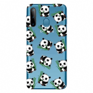 Coque Samsung Galaxy M11 Top Pandas Fun