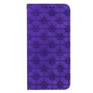 Flip Cover Samsung Galaxy M11 Fleurs Baroques