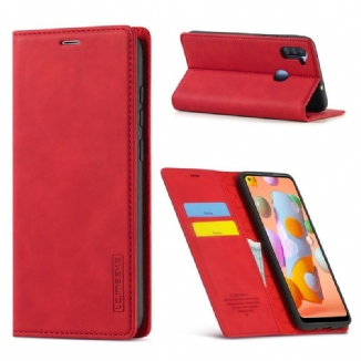 Flip Cover Samsung Galaxy M11 LC.IMEEKE Effet Cuir