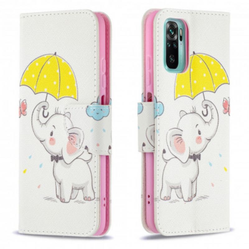 Housse Xiaomi Redmi Note 10/10S/Poco M5s Bébé Éléphant