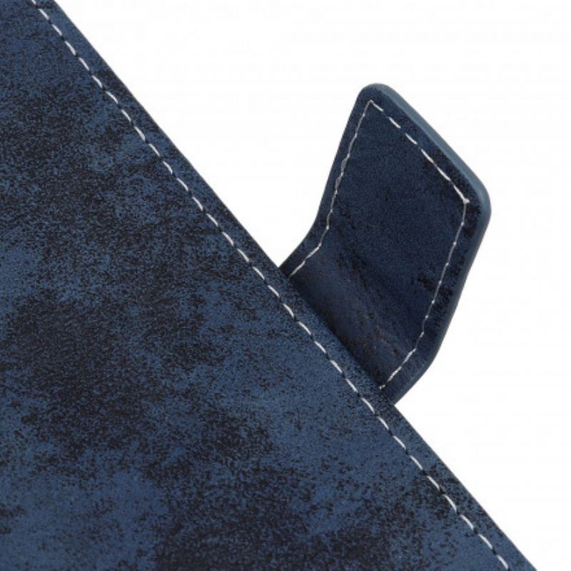 Housse Xiaomi Redmi Note 10/10S/Poco M5s Effet Cuir Vintage