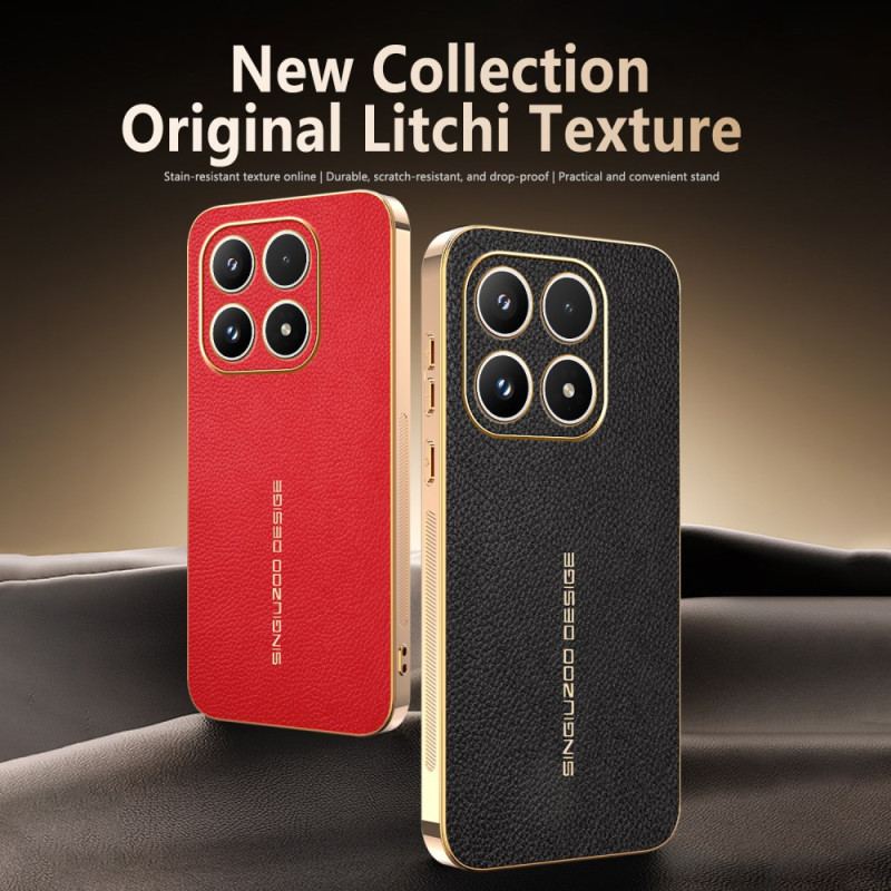 Coque Xiaomi 17 Anti-Rayures Texture Litchi