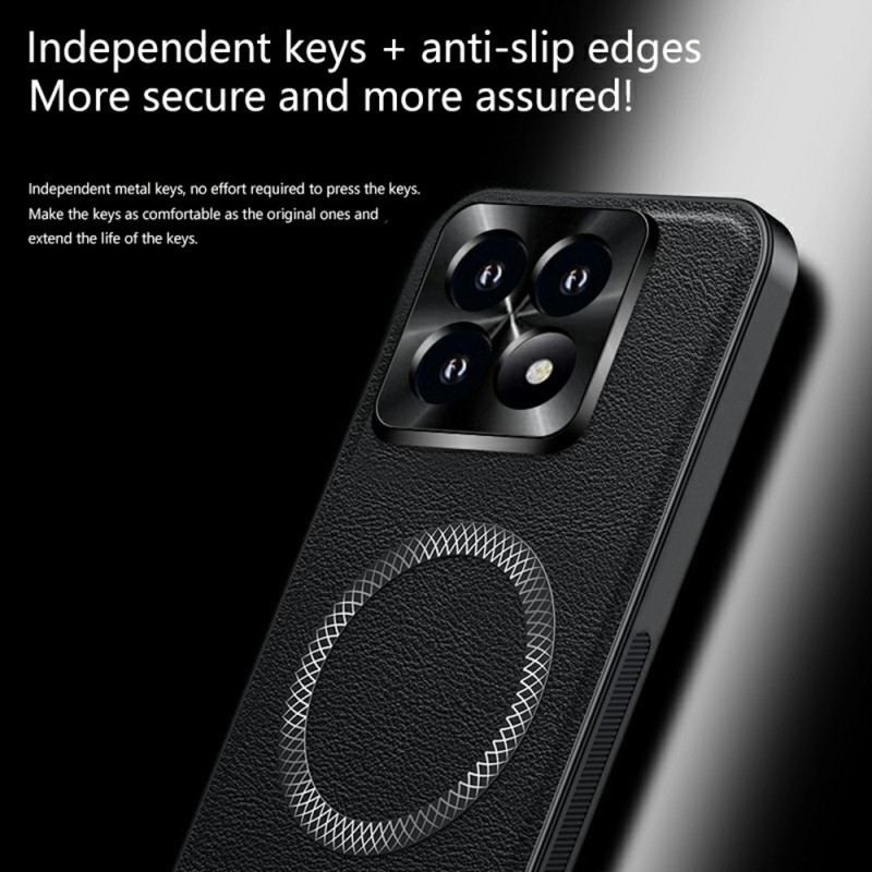 Coque Xiaomi 17 MagSafe Effet Cuir