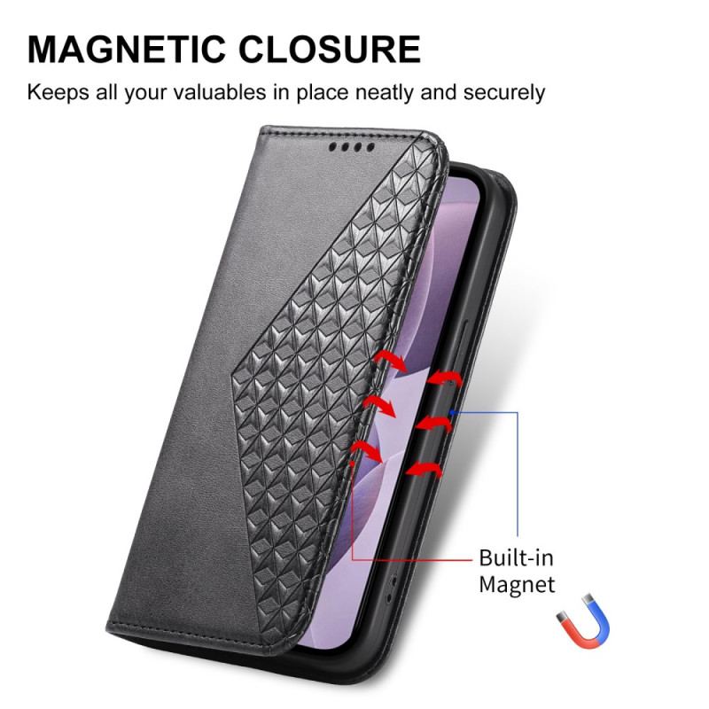 Flip Cover Xiaomi 17 Frise Impression Losanges