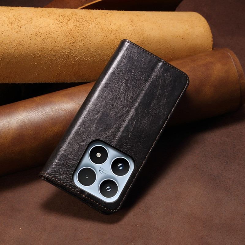 Flip Cover Xiaomi 17 Simili Cuir Ciré