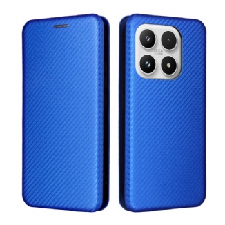 Flip Cover Xiaomi 17 Texture Fibre de Carbone