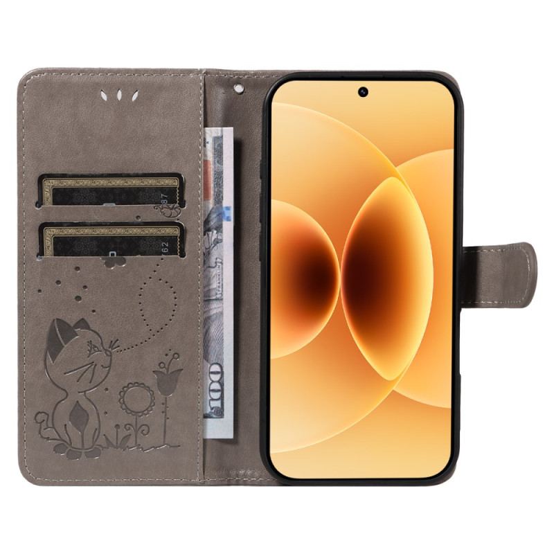 Housse Xiaomi 17 Chat et Abeille
