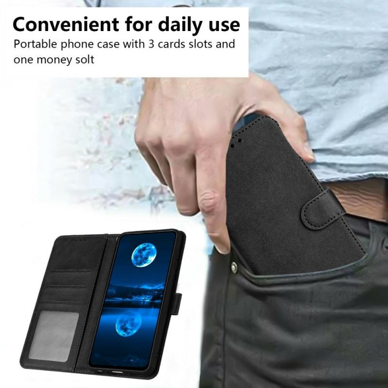 Housse Xiaomi 17 Effet Cuir à Lanière