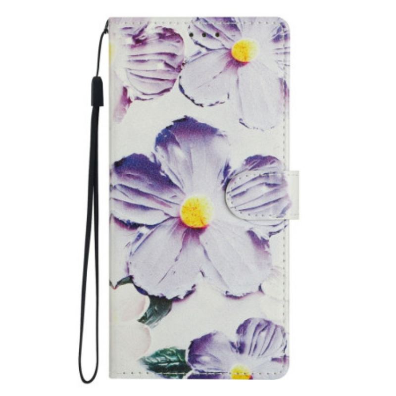 Housse Xiaomi 17 Fleurs Violettes