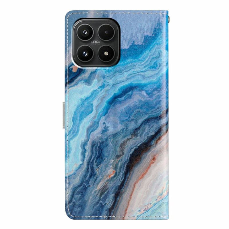 Housse Xiaomi 17 Marbre Bleu
