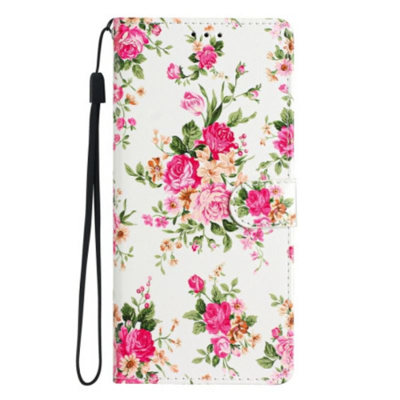 Housse Xiaomi 17 Motif Floral Rose