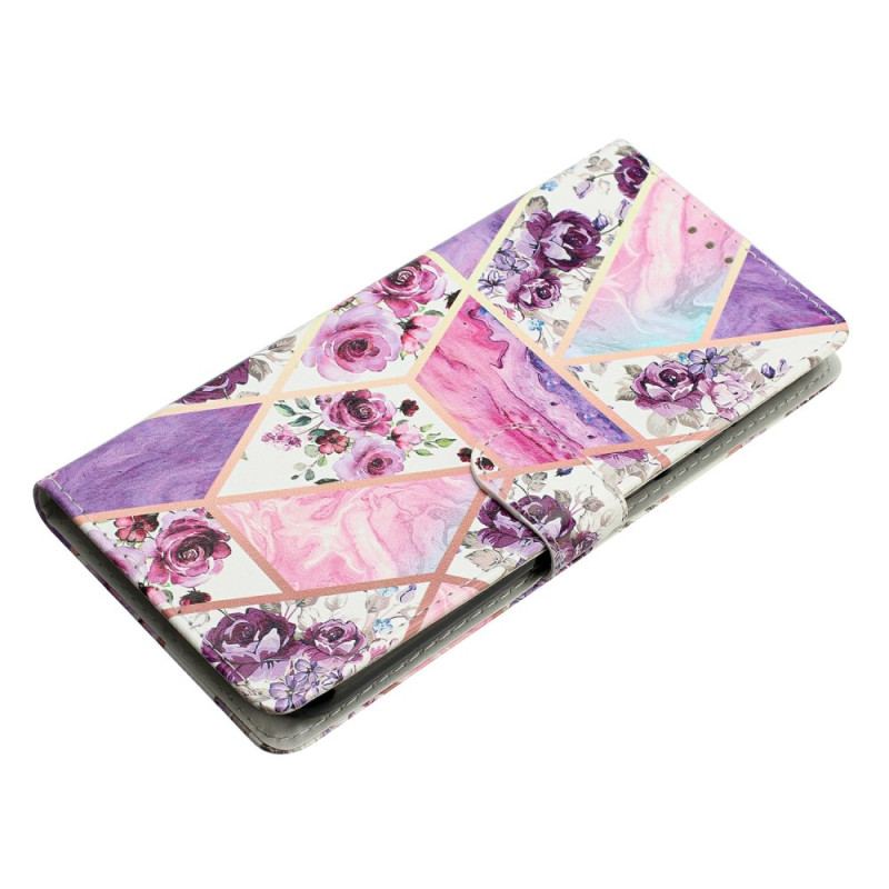 Housse Xiaomi 17 Motif Floral Violet