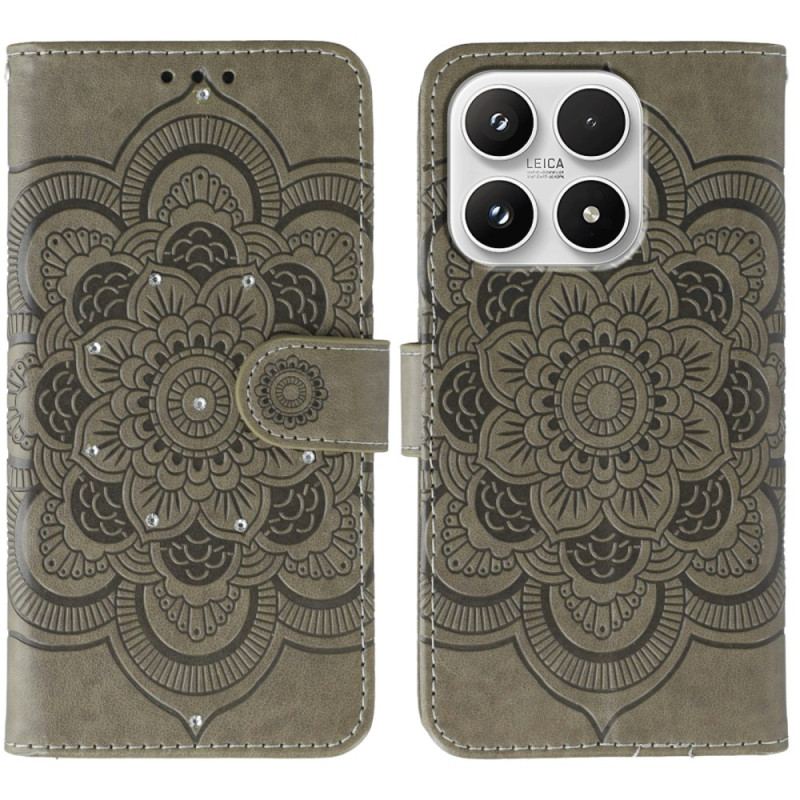 Housse Xiaomi 17 Motif Mandala et Strass