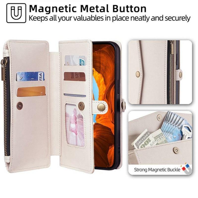 Housse Xiaomi 17 Portefeuille avec Bandoulière et Lanière