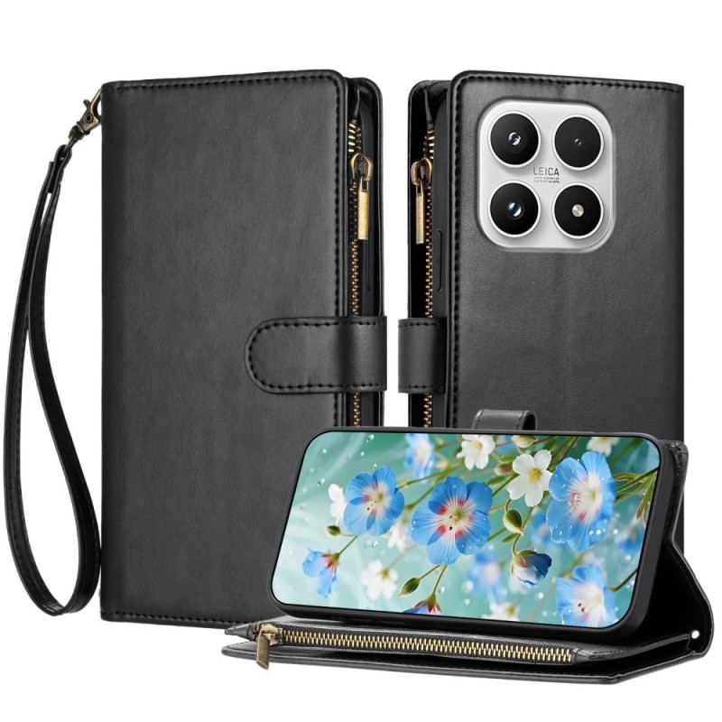 Housse Xiaomi 17 Portefeuille avec Lanière