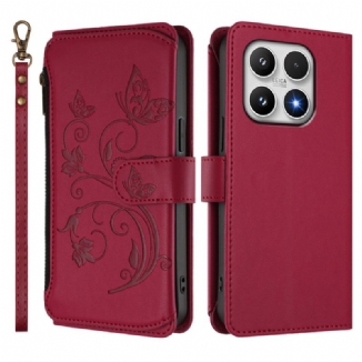 Housse Xiaomi 17 Portefeuille Floral