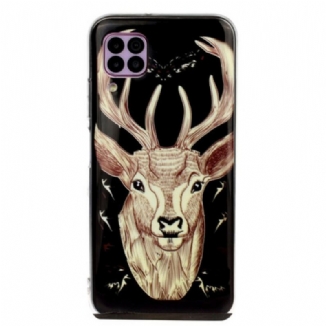 Coque Huawei P40 Lite Cerf Majestueux Fluorescente