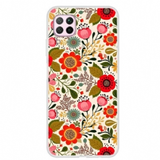 Coque Huawei P40 Lite Tapisserie Fleurie