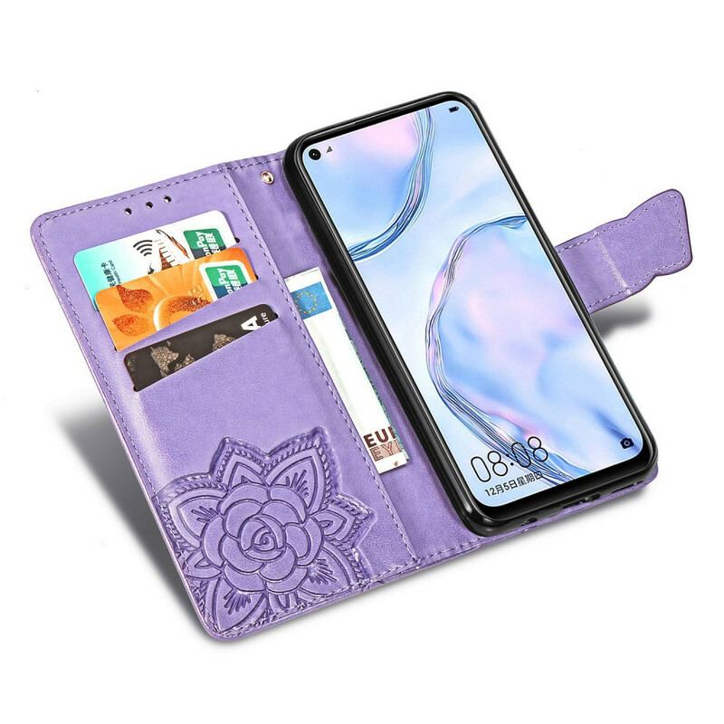 Housse Huawei P40 Lite Demi Papillons