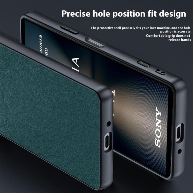 Coque Sony Xperia 1 VII Effet Cuir
