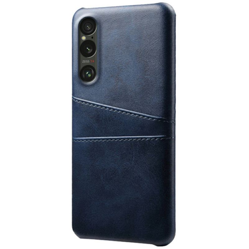Coque Sony Xperia 1 VII Effet Cuir Porte-Cartes