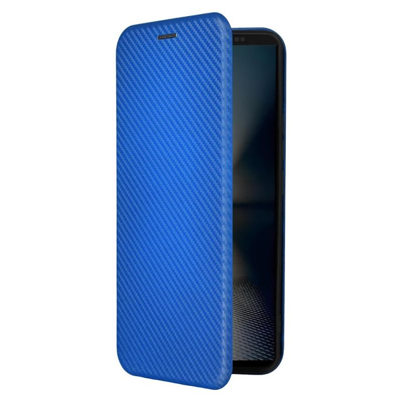 Flip Cover Sony Xperia 1 VII Fibre Carbone