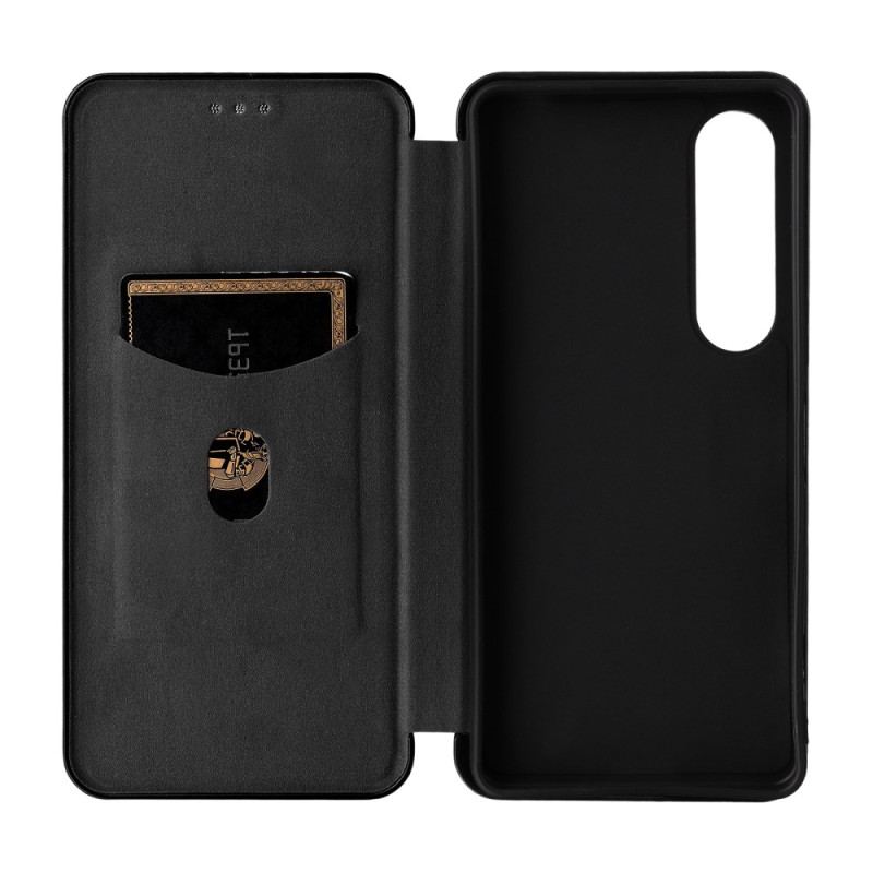 Flip Cover Sony Xperia 1 VII Fibre Carbone