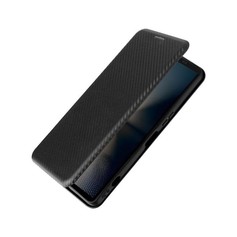 Flip Cover Sony Xperia 1 VII Fibre Carbone