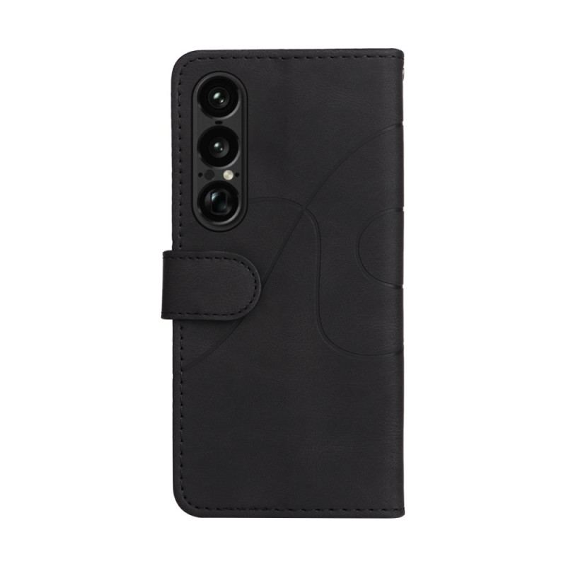 Housse Sony Xperia 1 VII Bicolore Ligne Ondulée