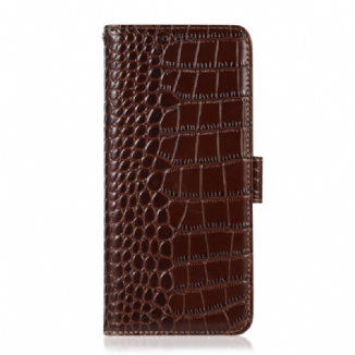 Housse Sony Xperia 1 VII Cuir Texture Crocodile