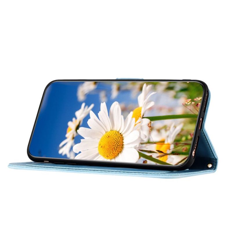 Housse Sony Xperia 1 VII Florale avec Lanière