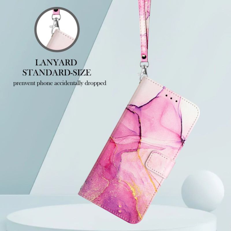 Housse Sony Xperia 1 VII Marbre à Lanière