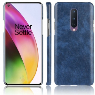Coque OnePlus 8 Effet Cuir Litchi Performance