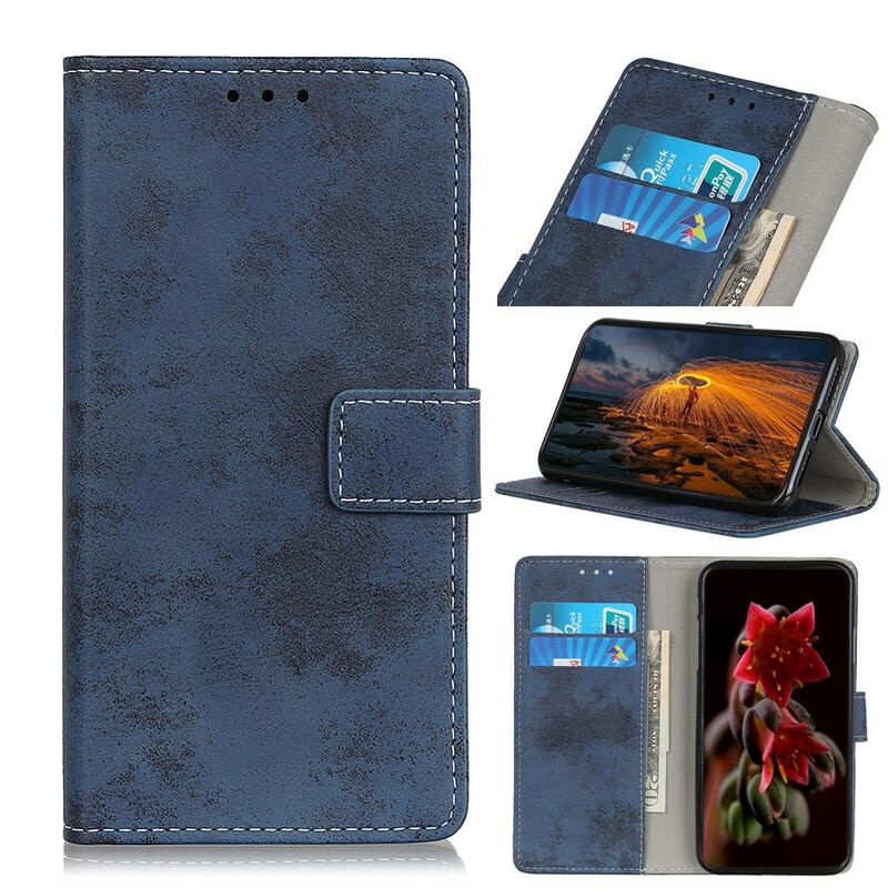 Housse OnePlus 8 Effet Cuir Vintage