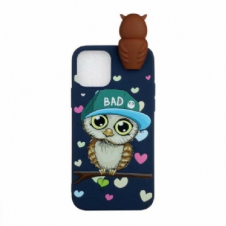 Coque iPhone 13 Pro 3D Bad Hibou