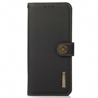 Housse iPhone 13 Pro Cuir Véritable KHAZNEH RFID