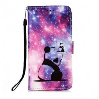 Housse iPhone 13 Pro Panda Galaxie