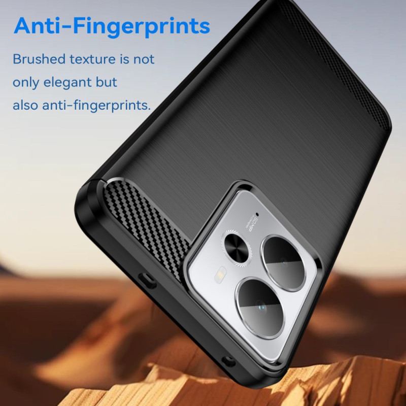 Coque Realme 14 5G / 14T 5G / P3 5G Fibre Carbone Brossée