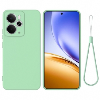 Coque Realme 14 5G / Realme 14T 5G Silicone Liquide à Lanière