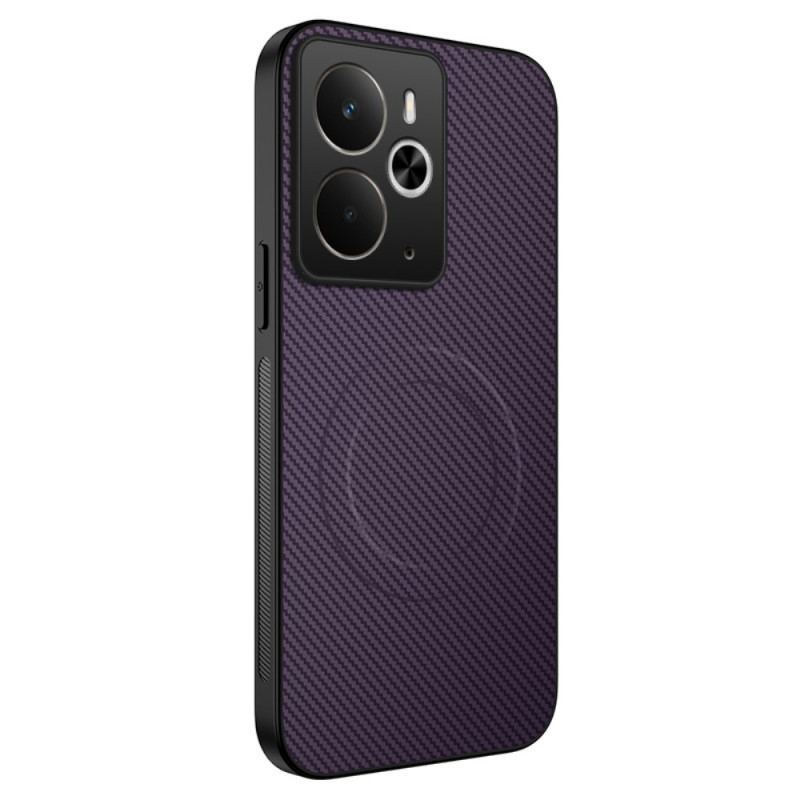 Coque Realme 14 5G Compatible MagSafe Fibre Carbone