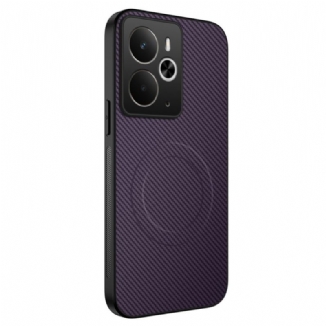 Coque Realme 14 5G Compatible MagSafe Fibre Carbone