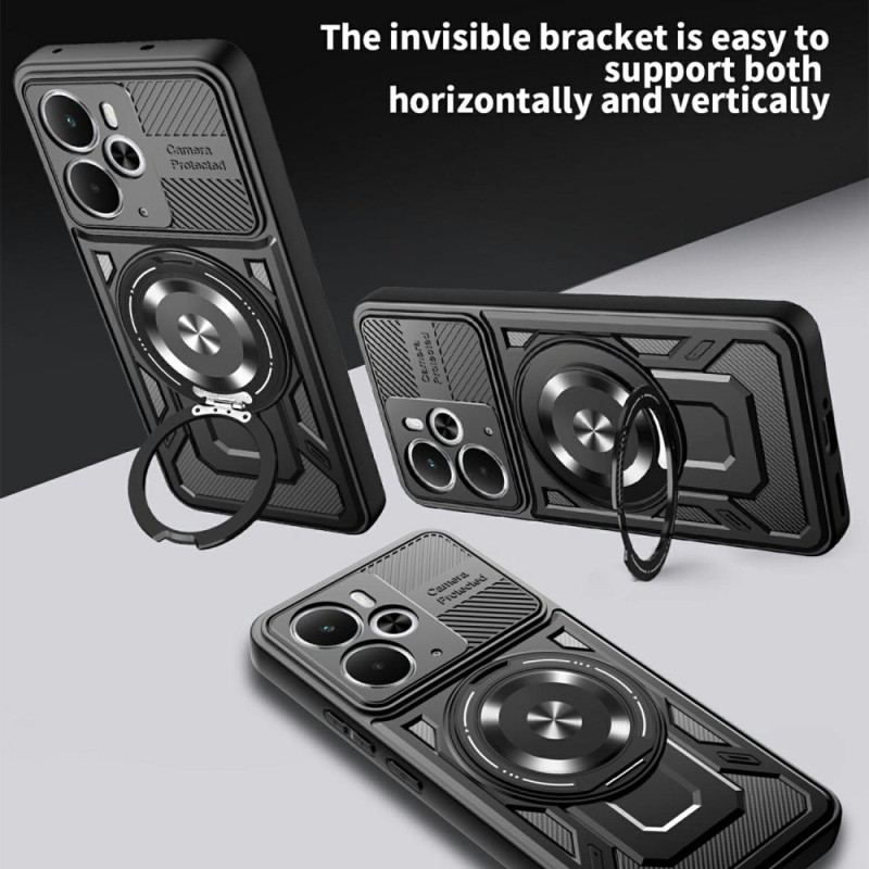 Coque Realme 14 5G Magnétique avec Support Rotatif