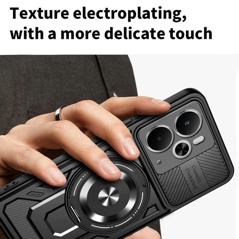 Coque Realme 14 5G Magnétique avec Support Rotatif