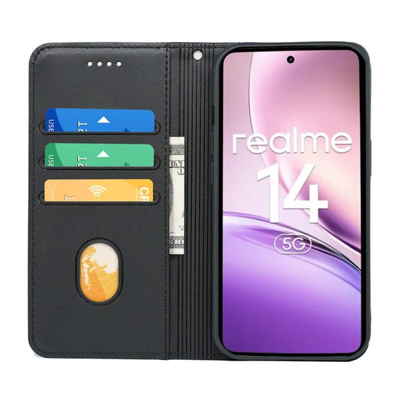 Flip Cover Realme 14 5G Lanière Détachable