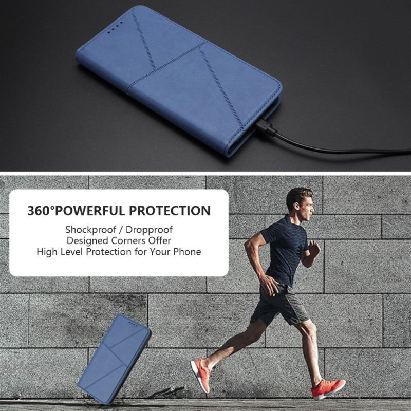 Flip Cover Realme 14 5G Lignes